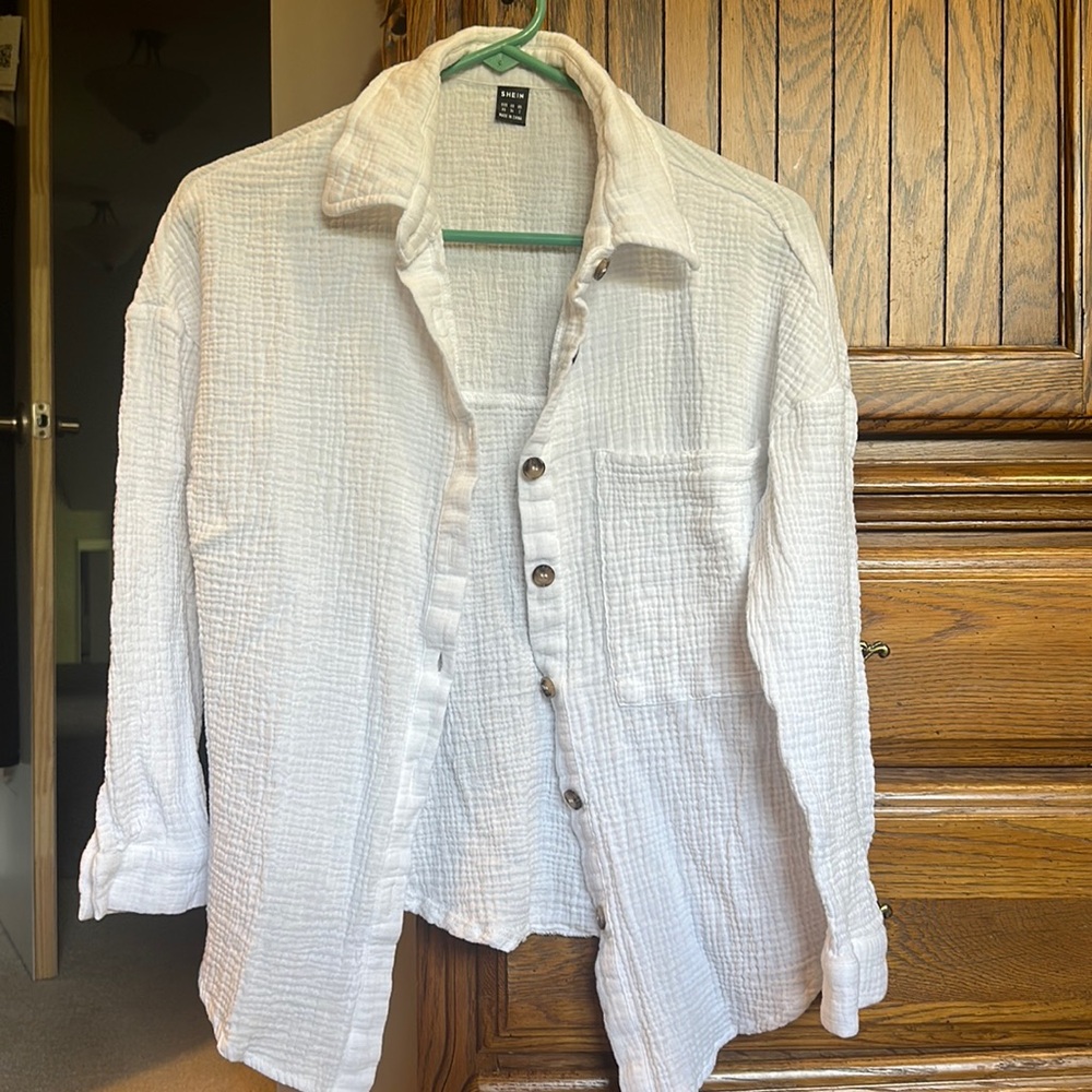 SHEIN jacket/coverup